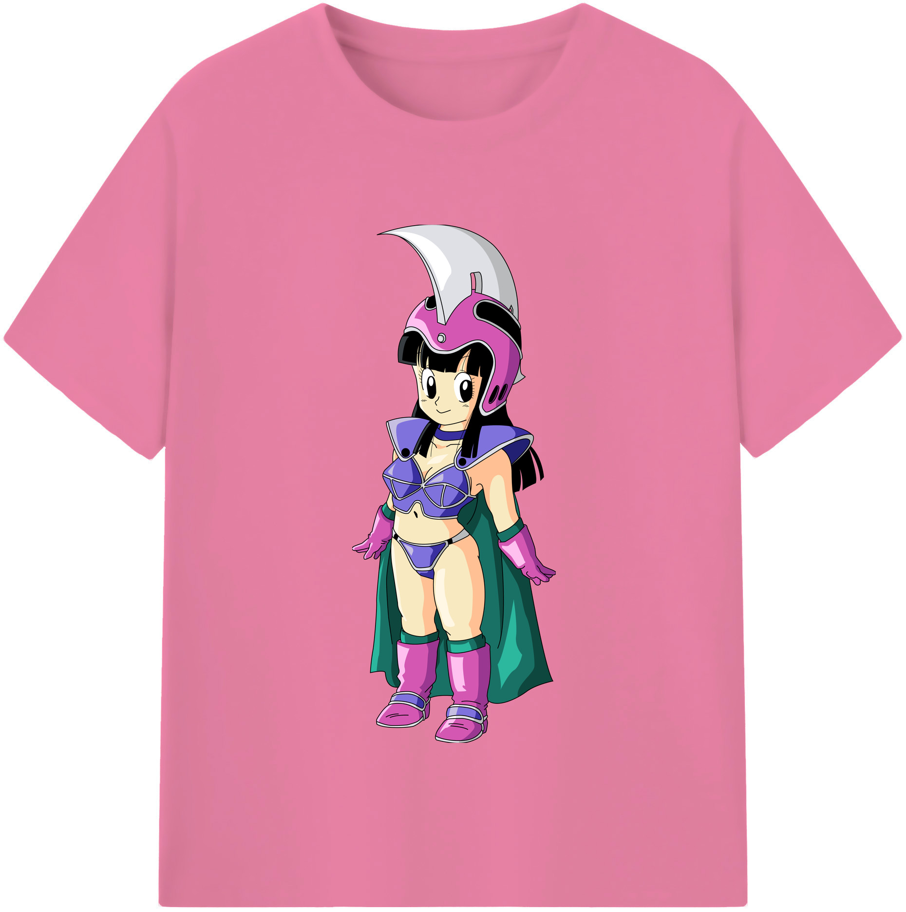 （画像用） ドラゴンボール チチ DRAGON BALL Chichi 綿100％半袖Tシャツ（フロントプリント）